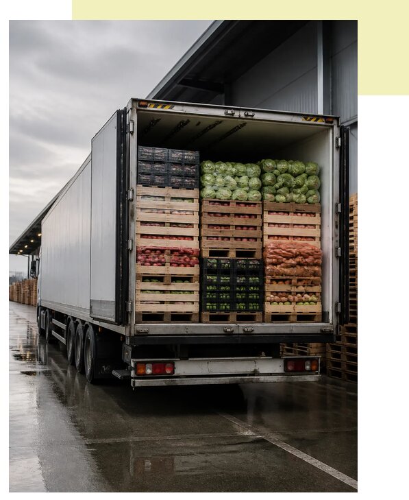 Перевозка плодоовощной продукции в Топки по цене от 5067 р. | Агросервис-Тпк