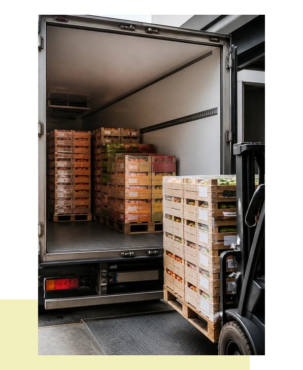 Перевозка сельхозпродукции на паллетах с доставкой в Топки